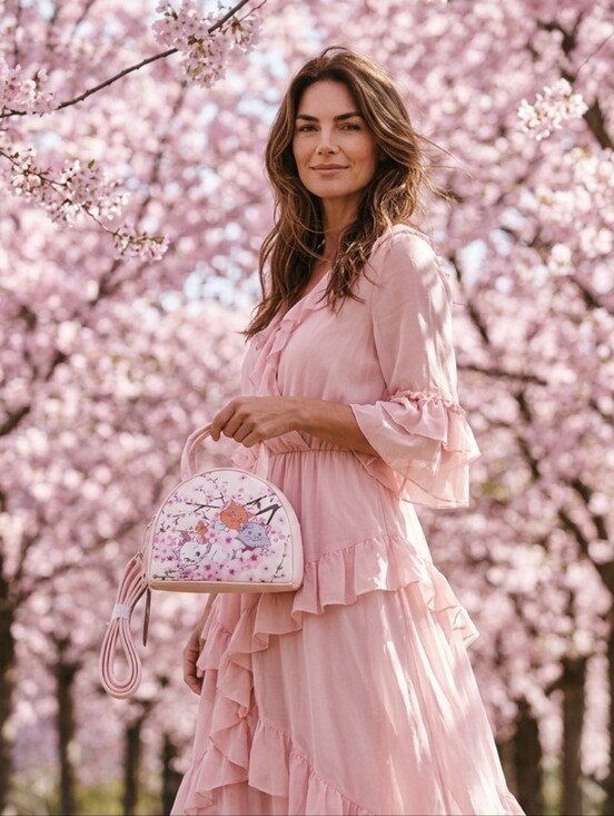 Loungefly Handbags - Disney Loungefly Aristocats Cherry Blossom Dome Crossbody Bag NWT